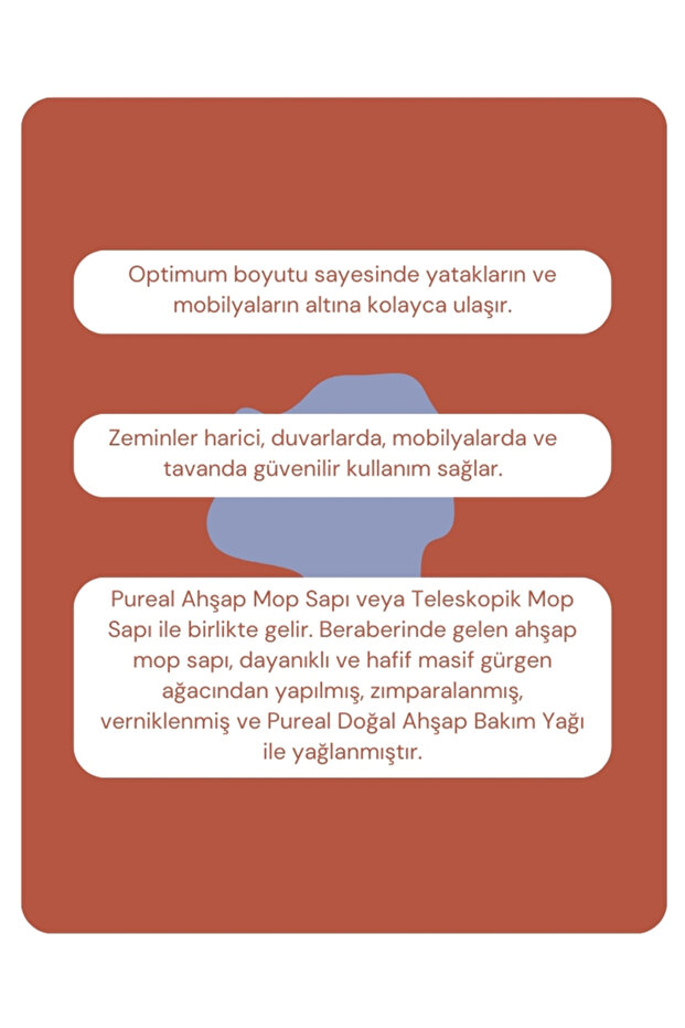 Doğal Yün Mop Seti - 6