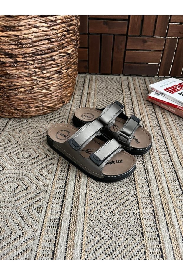 Unisex Orthopedic Anatomical Comfortable Sole Medical Medical Velcro Daily Slippers Street Slippers