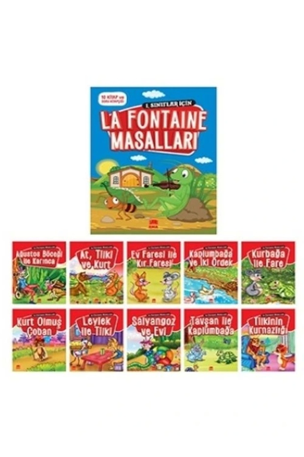 La Fontaine Masalları (10 KİTAP TAKIM - KÜÇÜK BOY)