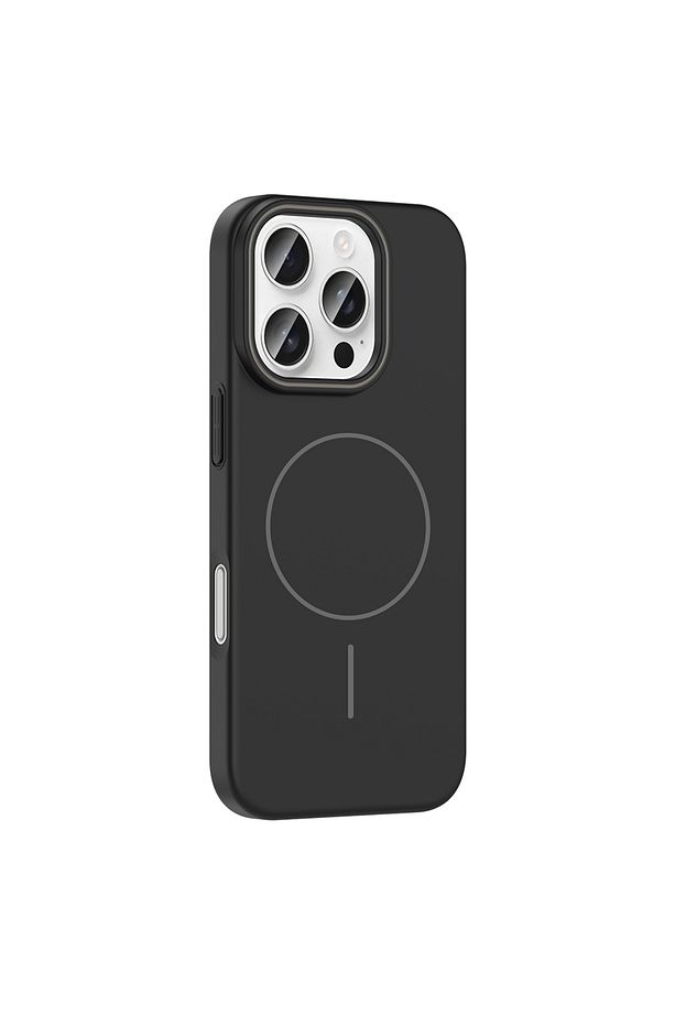 iPhone 16 Pro Max Kılıf Mat Magsafe Şarj Özellikli Hassas Butonlu Lansman Yumuşak Kenar Renkli Kapak - 3