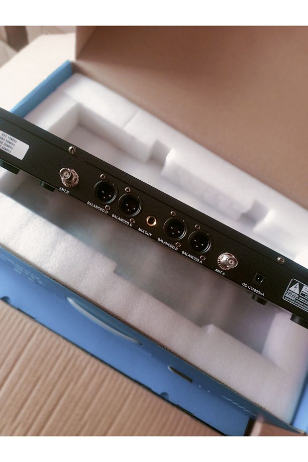 UFF-4E 4 LÜ EL UHF TELSİZ MİKROFON SETİ- 4 LÜ UHF SET - 5