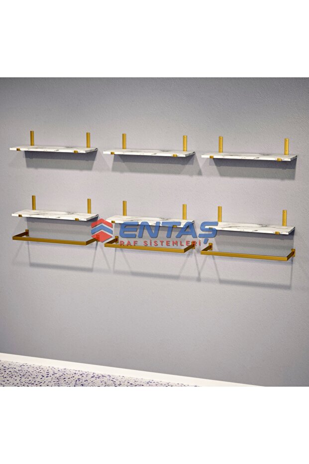 280*H:220,Giyinme Odası Rafı,Askılık Sistemi, Mağaza Raf Sistemi,Butik Raf Sistemi - 4