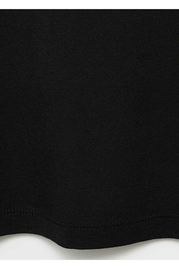 V yakalı tişört - 5