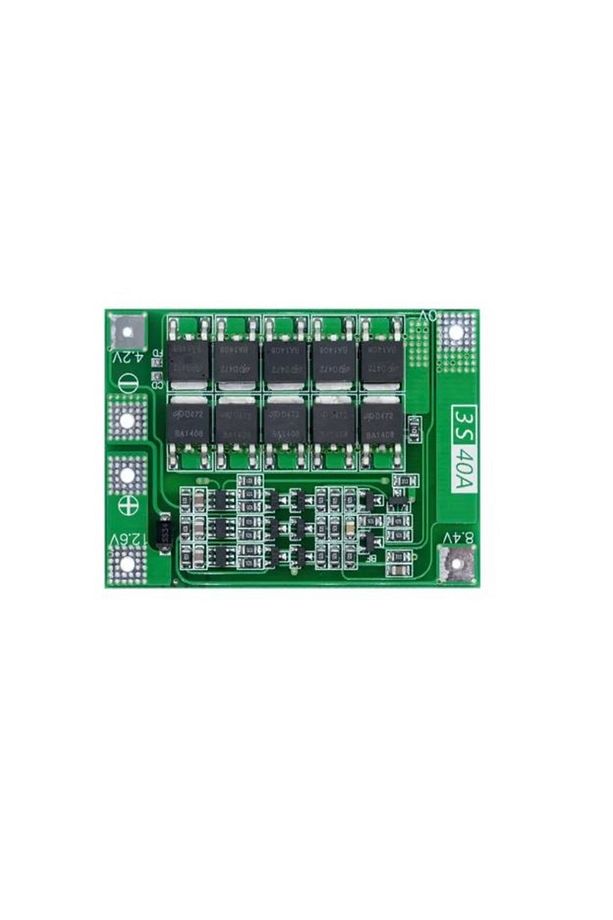 3s 40a BMS Şarj Devresi 12.6v 18650 Lityum Pil Şarj Koruma Modülü Balanced 3 Seri 40 Amper - 1