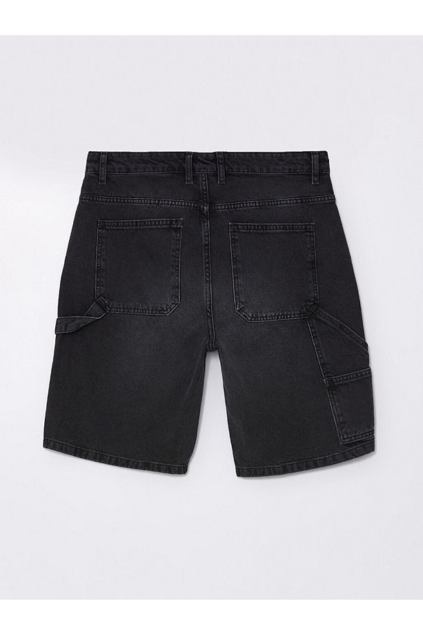 LCW Jeans Standart Kalıp Erkek Jean Şort - 7