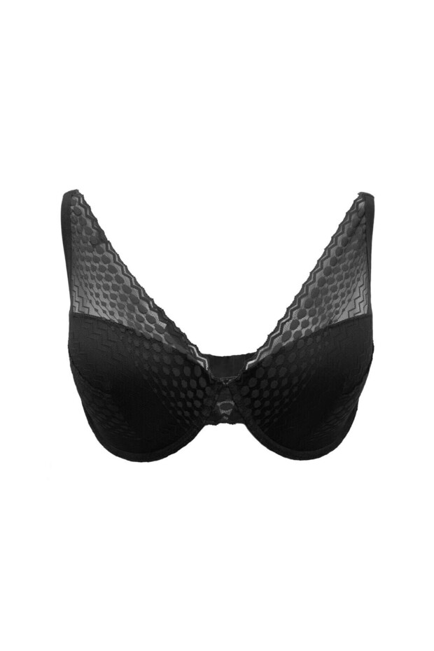 Empty Lace Chip Bra Set - 1