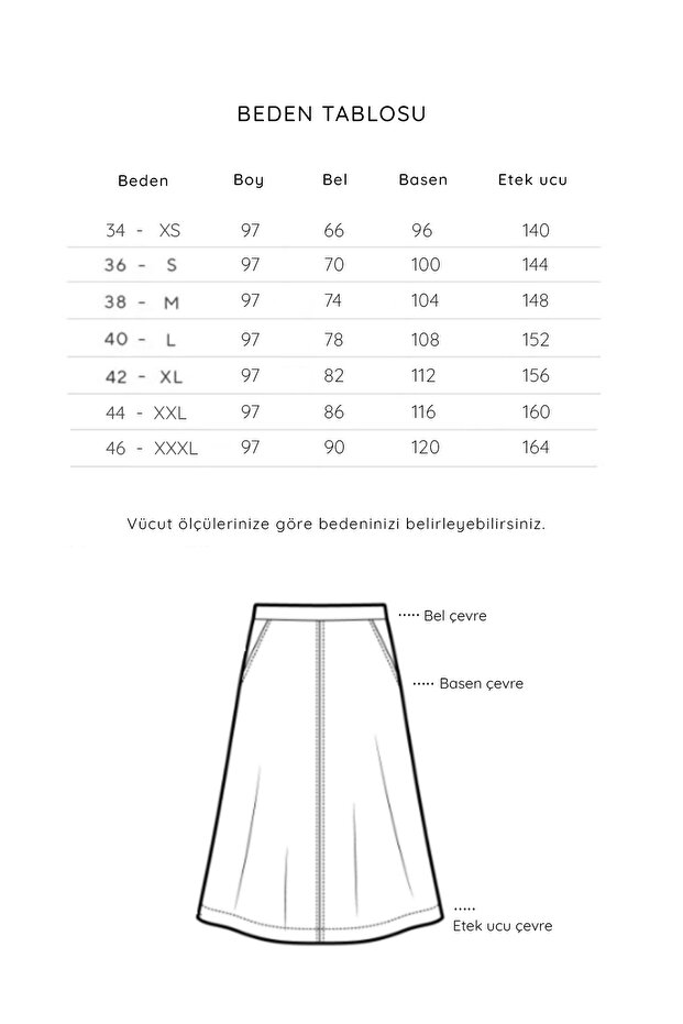 Fustă Lungă Bell Denim Albă - 5