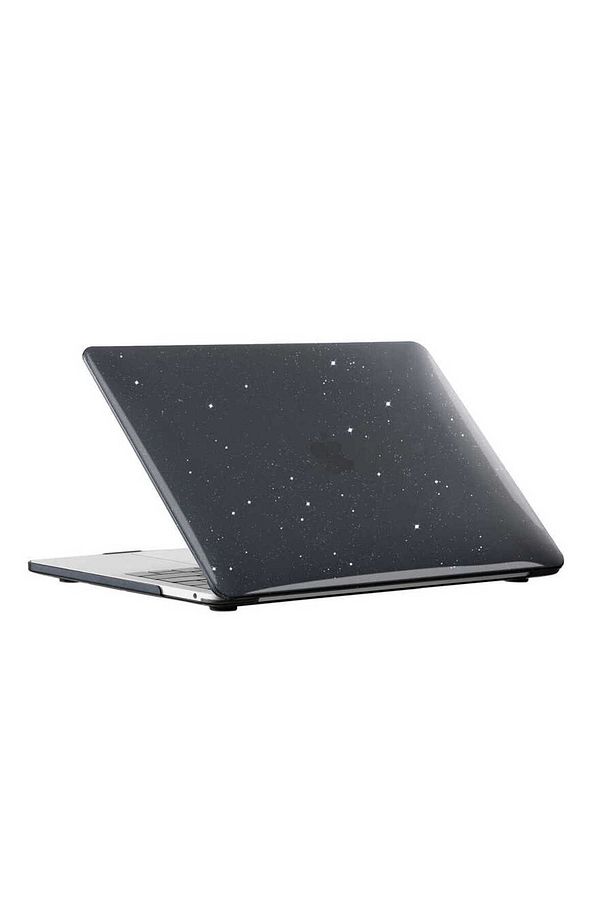 Apple Macbook 16.2' 2021 A2485 A2780 A2991 M1 M2 M3 PRO için Koruyucu Sert Parlak Extra Simli Kapak - 4