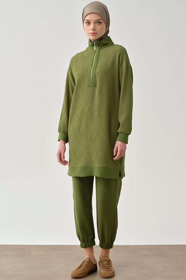 Örme Takım - Olive - 4