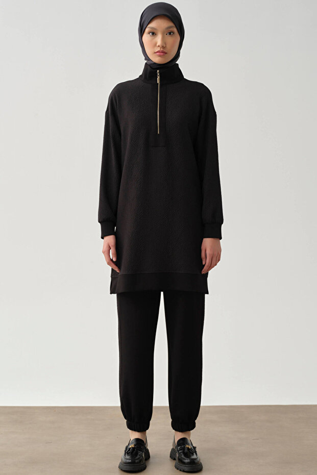 Örme Takım - Siyah - 1