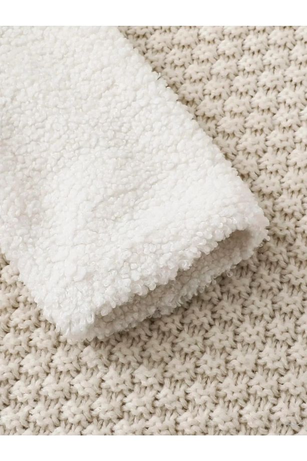 X İpek Atlas Kız Erkek Bebek Ve Çocuk Astarlı Peluş Ceket - 2