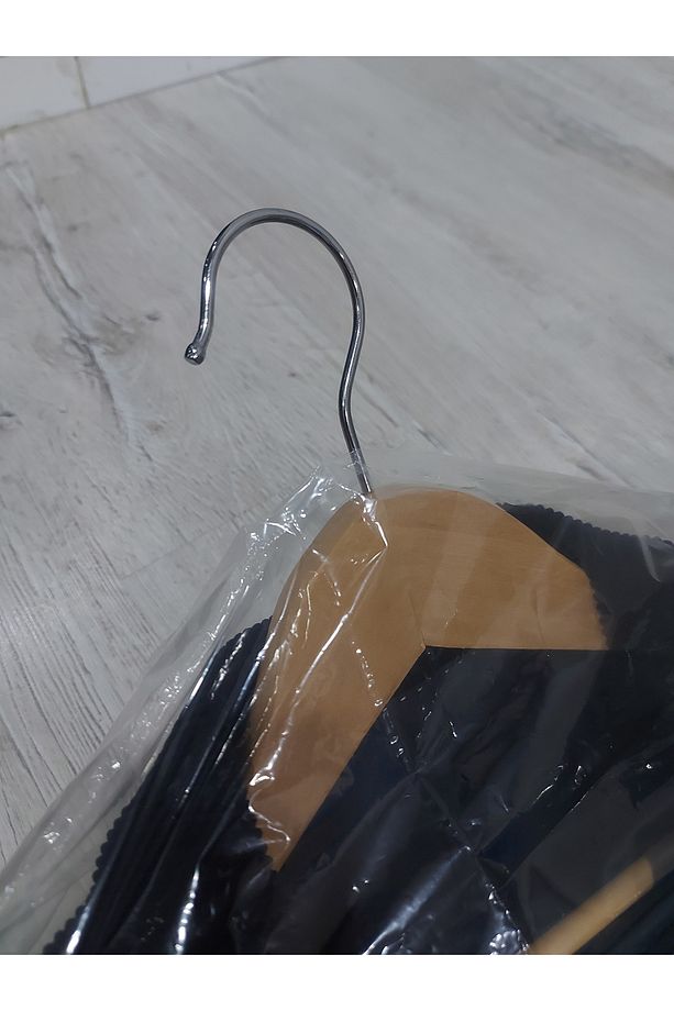 Elbise Torbası 65x105cm 10 Adet Askı Delikli Omuz Kesimli Kaban Ceket Gömlek Elbise Poşeti - 3