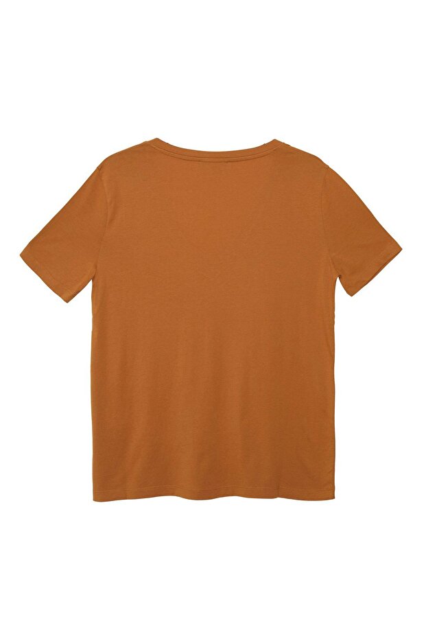 Lotus Derin V Yaka Basic Tshirt - 2