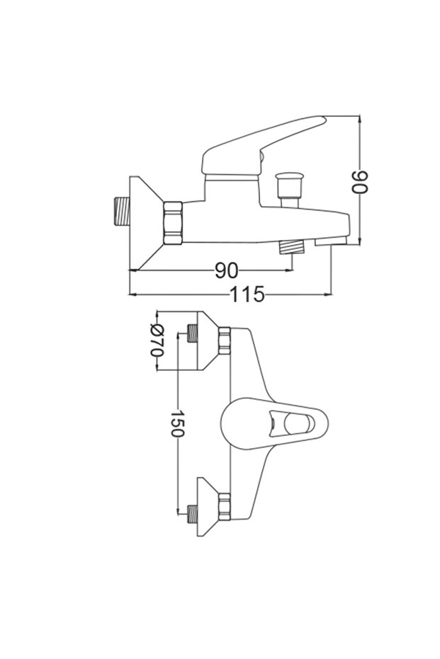 Lale Mix Banyo Duş Bataryası - 2