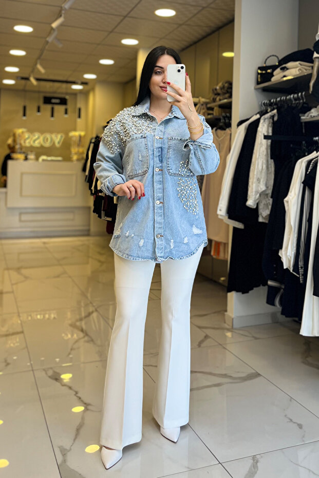 Blue Pearl Denim Jacket