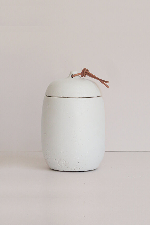 Rome L Countertop Concrete Storage Container - Jar 550 ml