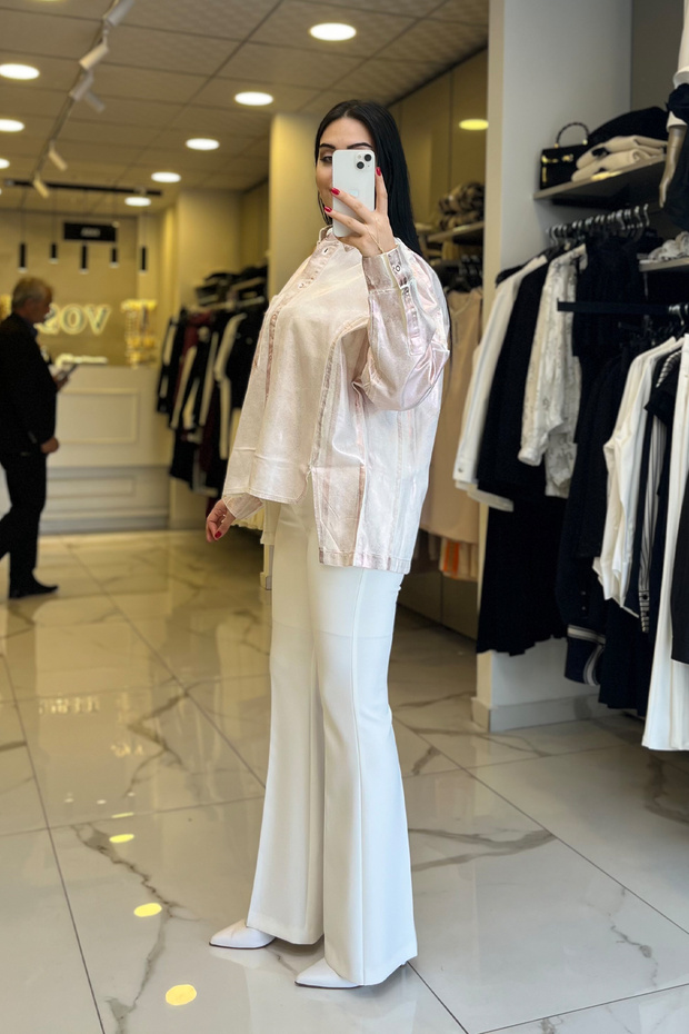 Pembe Parlak Gömlek - 2