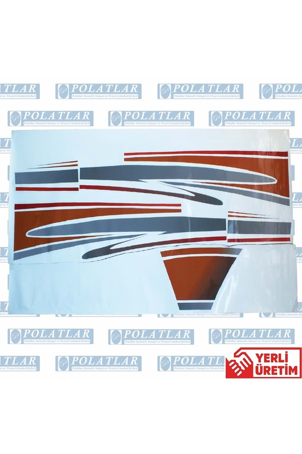 İVECO 120-14 KAPI ÇIKARTMA TAKIM YAZISIZ (DECAL) 2005-2006 - 1