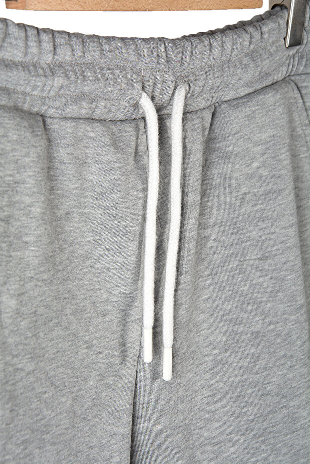 2 Pack Men's Gray - Blue Basic Regular Fit Shorts & Bermuda - 3