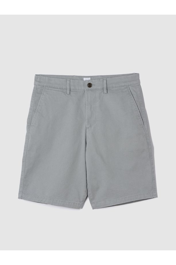 Erkek Gri Essential Khaki Şort - 4