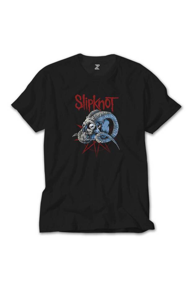 Tricou negru Slipknot Ram Head