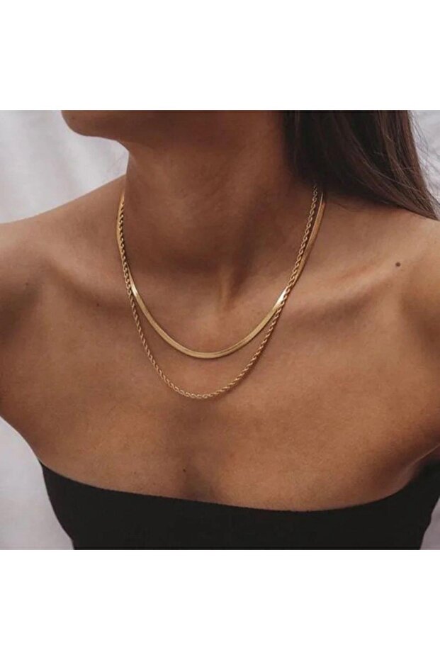 Çelik 2li kolye - 3