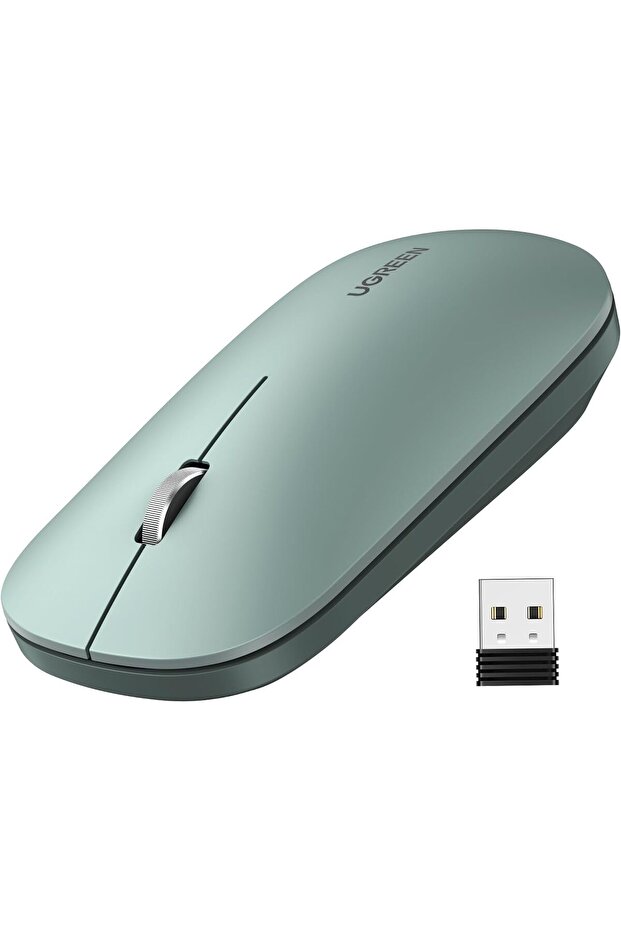 فأرة لاسلكية محمولة خضراء - 1