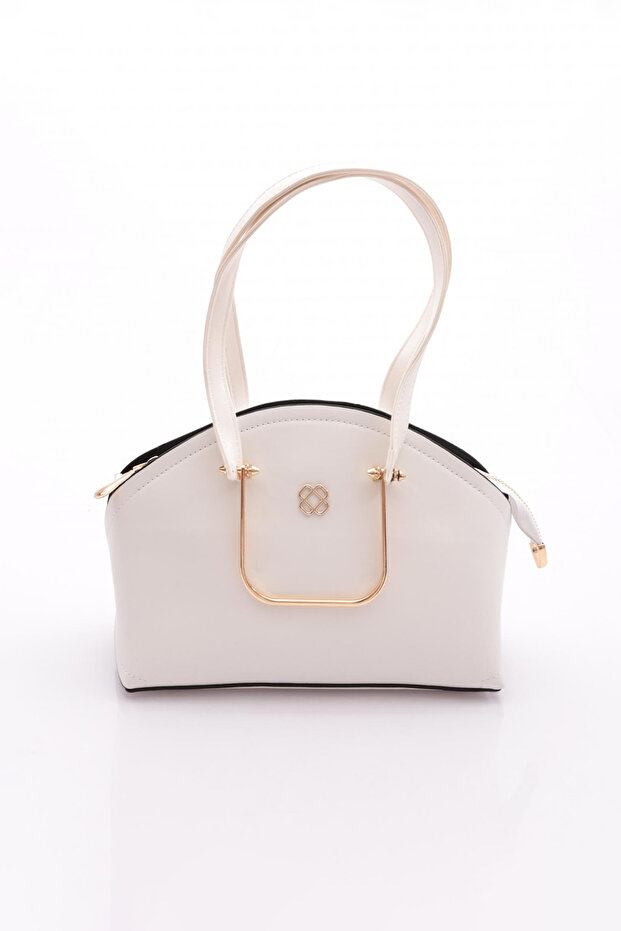 Arm500 Women's Bag with Oval Metal Accessories