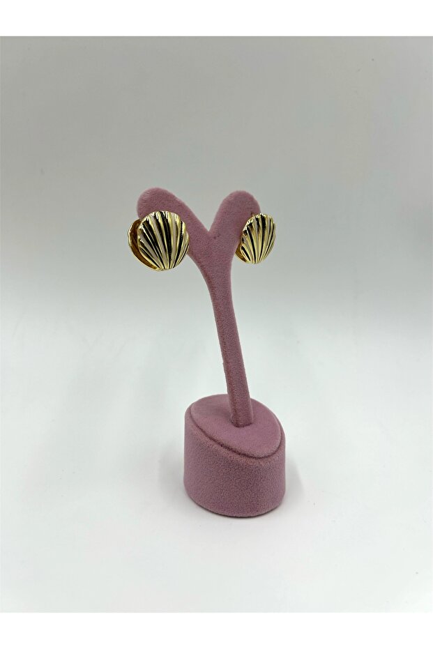 أقراط نموذج المحار البحر شل - 1