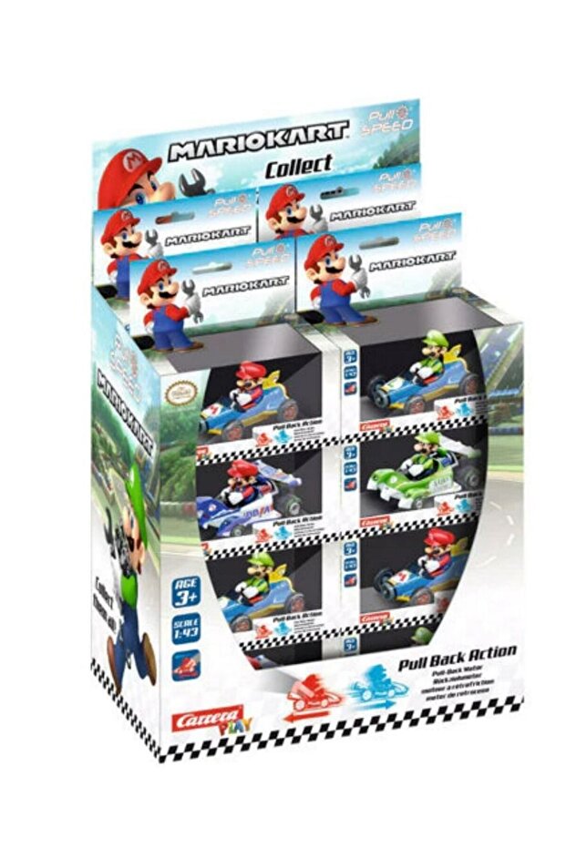 لعبة Pull N Speed Mario Kart - عبوة واحدة - 1
