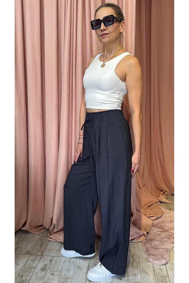 PİLE DETAY PANTOLON - 4