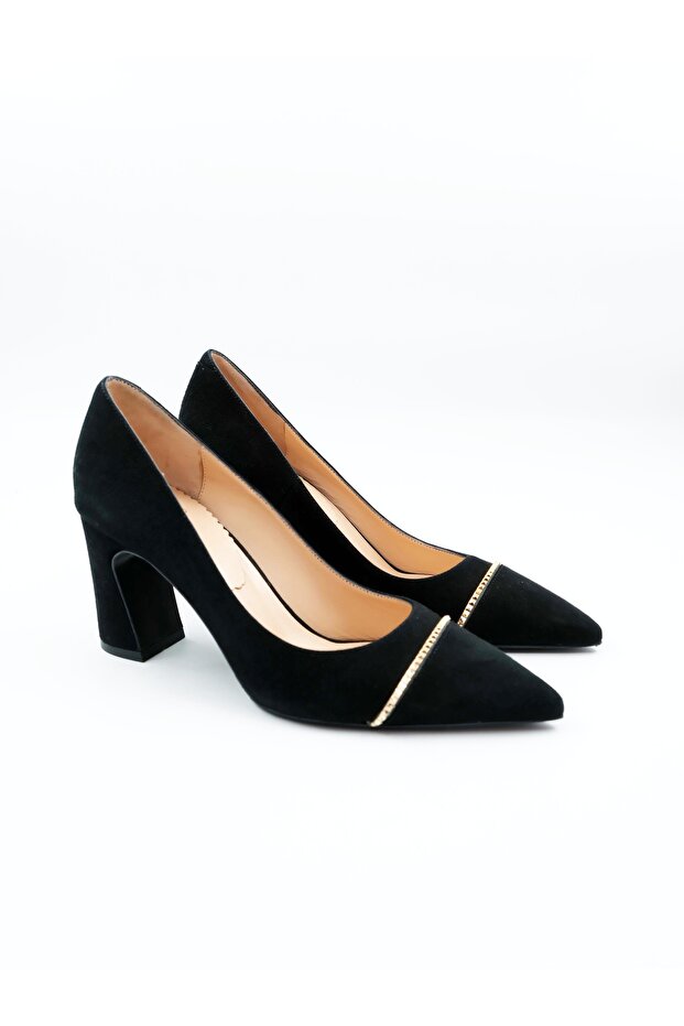 Women's Genuine Leather Heeled Shoes