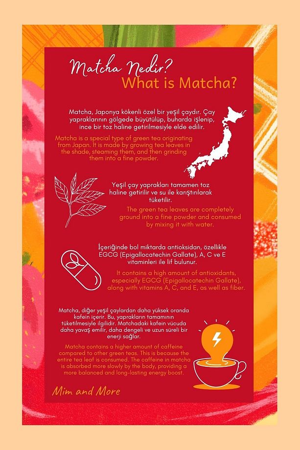 Mango & Strawberry Matcha - Mango Ve Çilekli Matcha 100 gr - 5