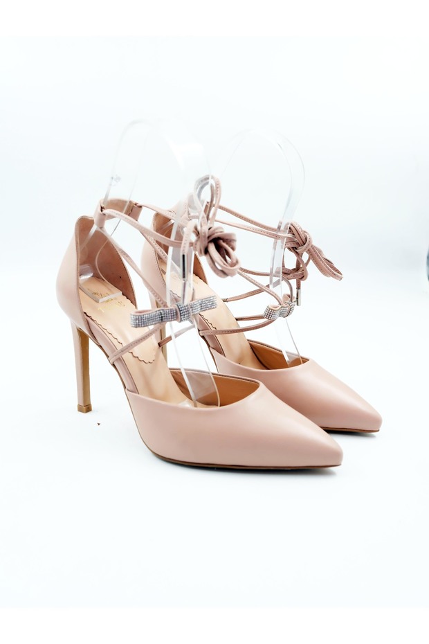 Women's Genuine Leather Heeled Shoes