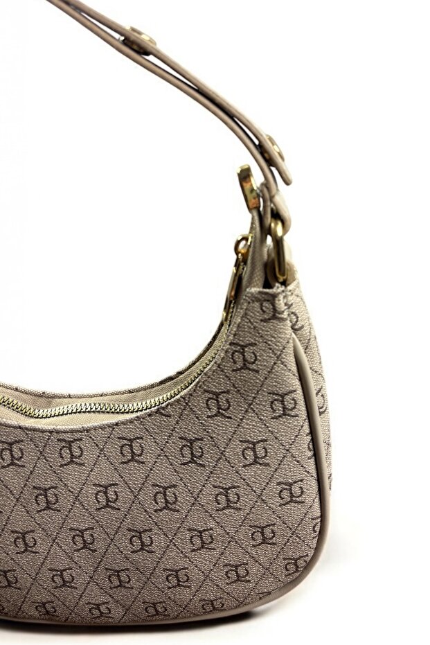 Celia Monogram Omuz Çantası - 2