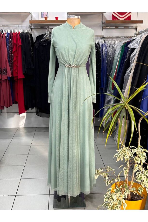 Mint Abiye Elbise - 1