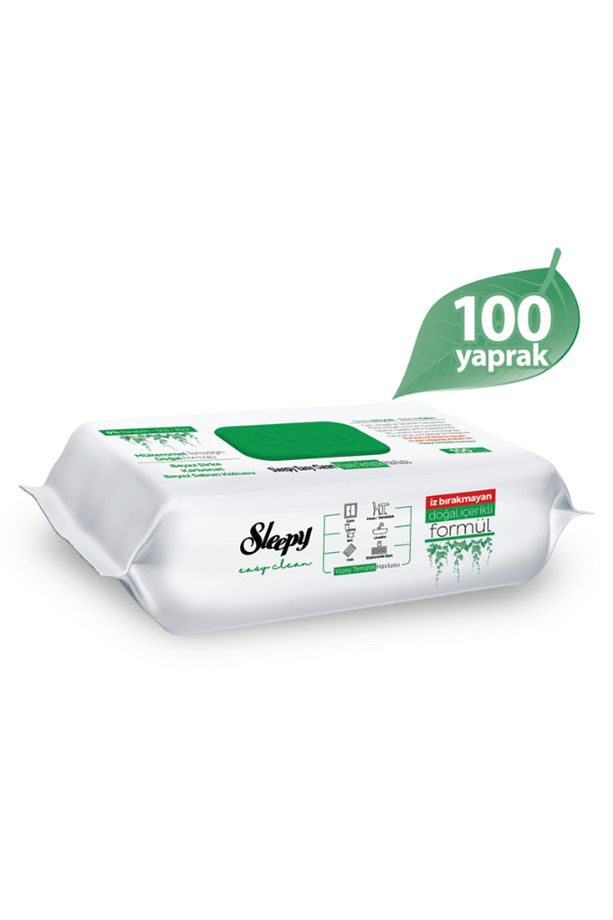 Easy Clean Parabensiz Yüzey Temizlik Havlusu Beyaz Sabun Kokusu 100 Yaprak - 1