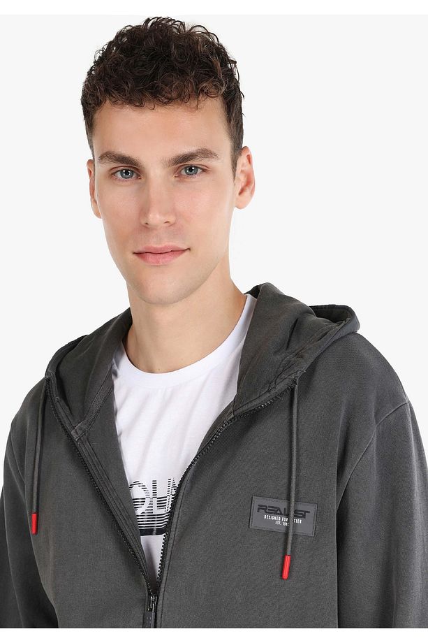 Regular Fit Erkek Gri Ceket - 4