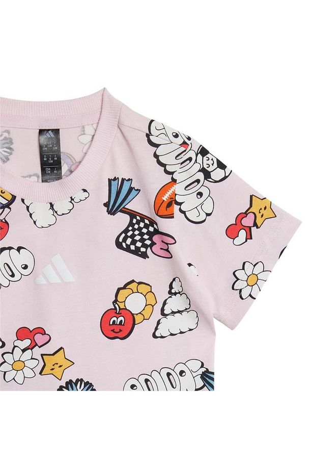 Pembe Bebek Eşofman I Fun Aop Set Jı6235 - 4