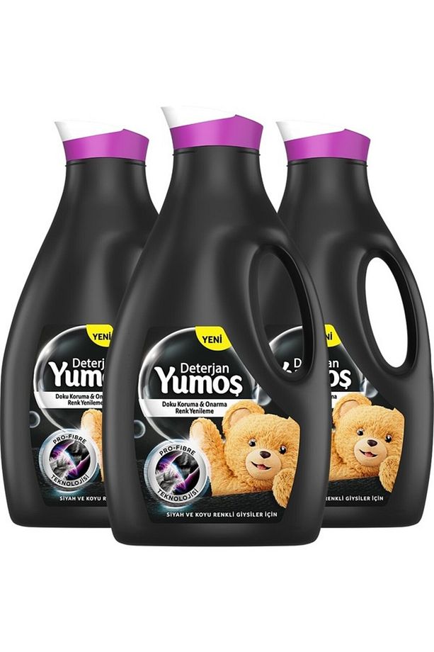 Sıvı Bakım Çamaşır Deterjanı Siyah ve Koyu Renkli Giysiler Için 2520 ml 3 Adet - 1