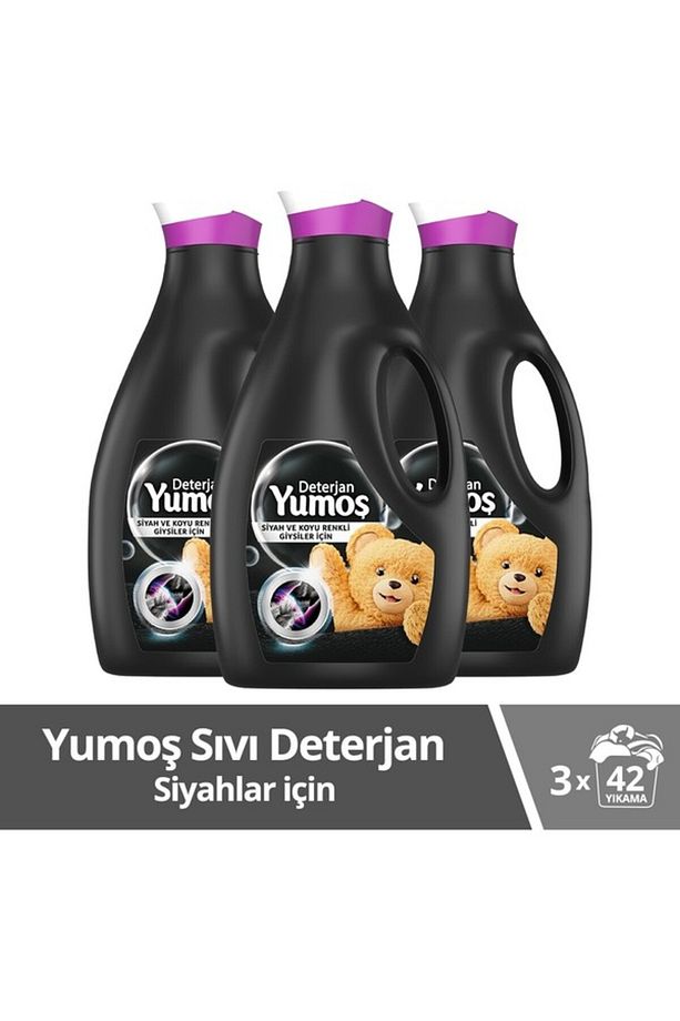 Sıvı Bakım Çamaşır Deterjanı Siyah ve Koyu Renkli Giysiler Için 2520 ml 3 Adet - 5
