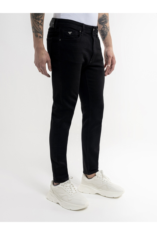 Джинси Justin Skinny Fit чорні чоловічі LF2034724 - 4