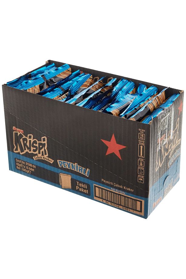 15 Adet Krispi Peynirli Çubuk Kraker 54 gr - 1