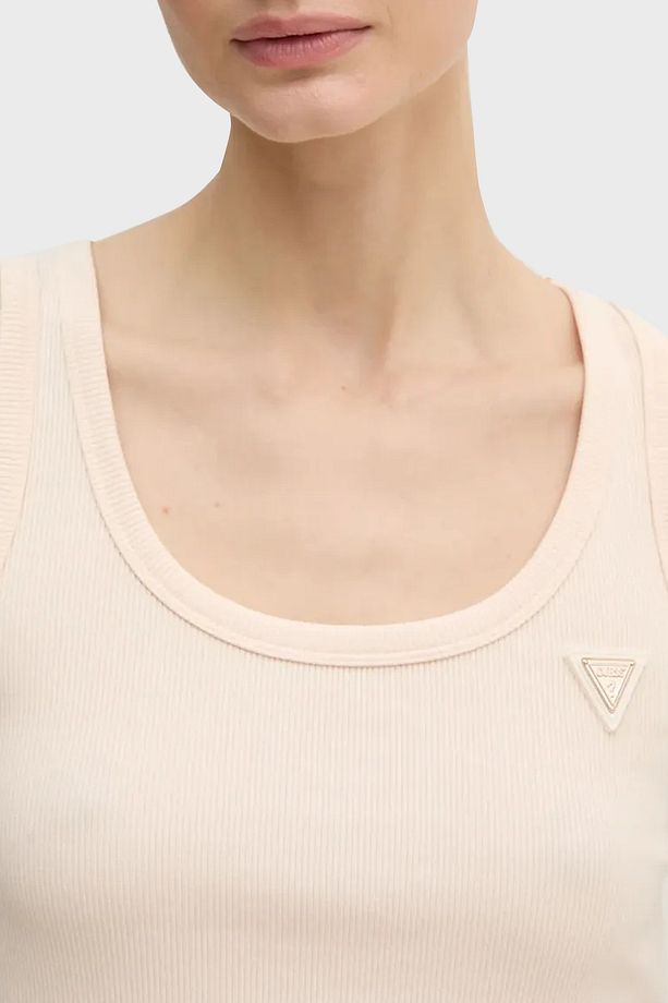 Colette Rib Logolu Slim Fit Yuvarlak Yaka Fitilli Top V5RP07K8RT2 TOP V5RP07 K8RT2 G6K5 - 4