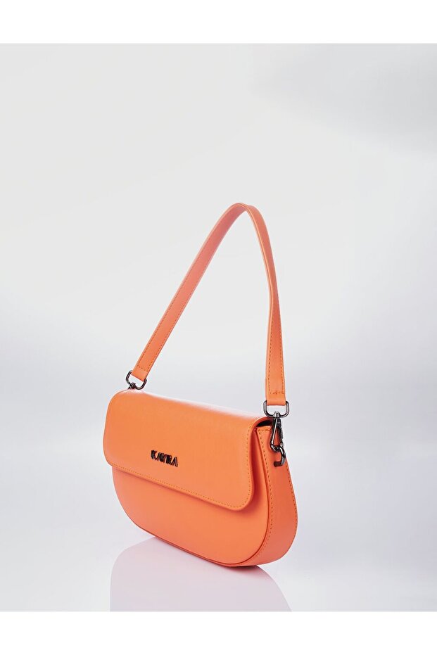 Oval Form Çanta Turuncu - 3