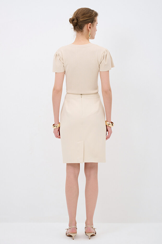 Düz Dar Etek - 7
