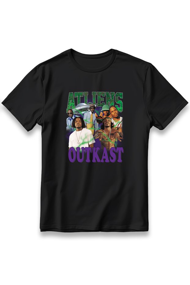 Outkast T-Shirt Printed Oversize Unisex 100% Cotton Breathable Thick Fabric T-Shirt