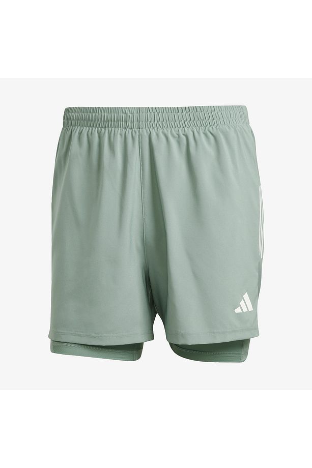 Own The Run Climacool 2 In 1 Erkek Yeşil Koşu Şortu - 4
