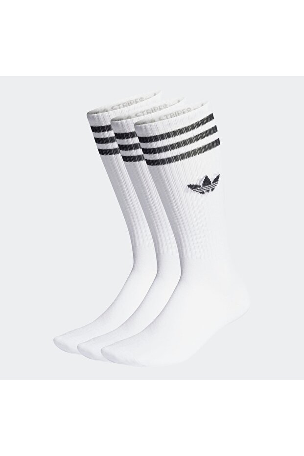 Beyaz 3'lü Çorap (IJ0734) - 1