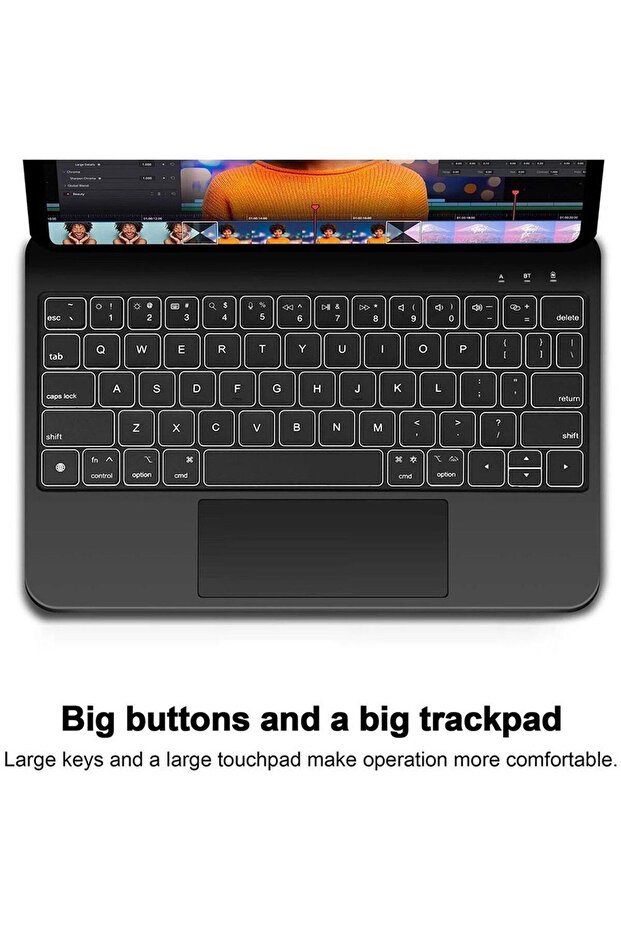 Max & Max Magnetic Keyboard Case Black iPad Pro 13Inch